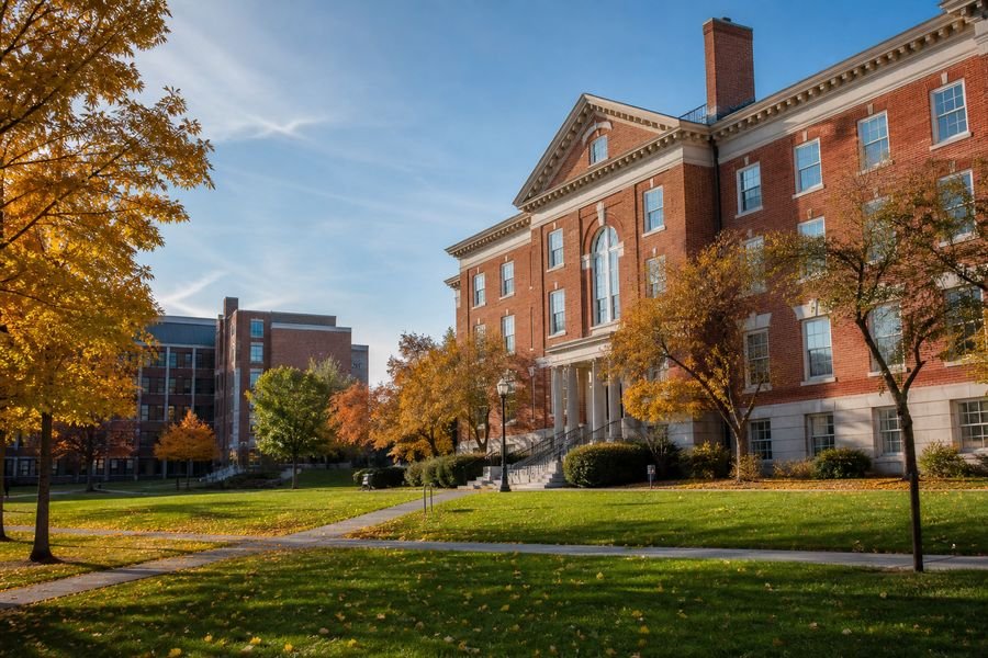 Campus universitario en Estados Unidos